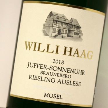 Willi Haag 2018 GOLDKAPSEL Juffer-Sonnenuhr Brauneberg Riesling Auslese