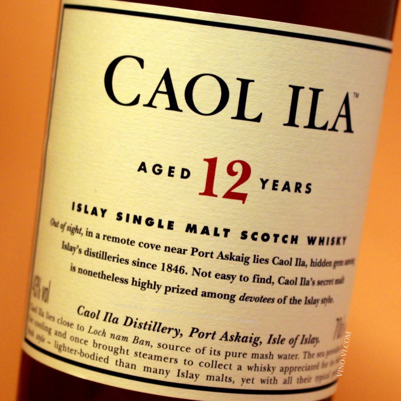 Caol Ila 12 Year Old Islay 750ml