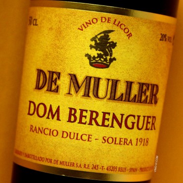 De Muller Dom Berenguer Solera 1918 Rancio Dulce 50cl