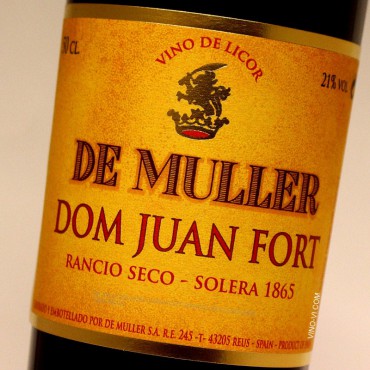 De Muller Dom Juan Fort Rancio Seco Solera 1865 - 50 cl