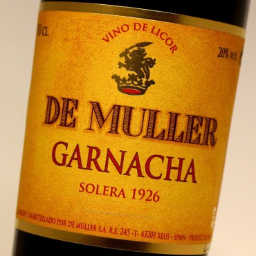 De Muller Garnacha Solera 1926 - 50 cl