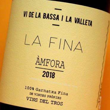 La Fina Garnatxa Àmfora 2018 Vins del Tros