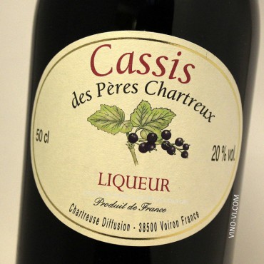 Liqueur de Cassis des Pères Chartreux