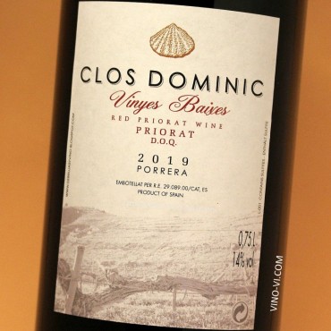 Clos Dominic Vinyes Baixes 2019