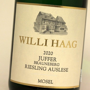 Willi Haag 2020 Juffer Brauneberg Riesling Auslese