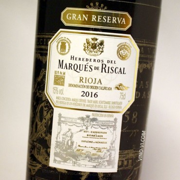 Marqués de Riscal Gran Reserva 2016