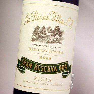 La Rioja Alta Gran Reserva 904 2015