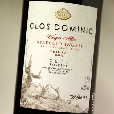 Clos Dominic Vinyes Altes Selecció Ingrid 2021