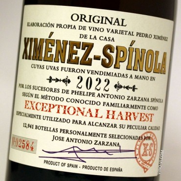 Ximénez-Spínola Exceptional Harvest 2022