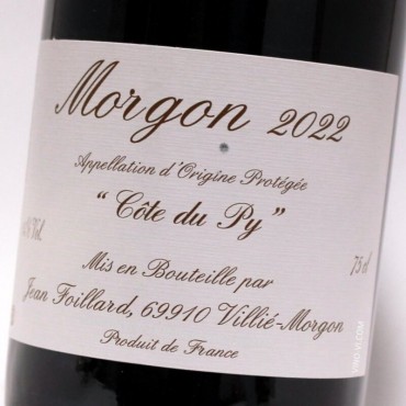 Foillard Morgon Côte du Py 2022