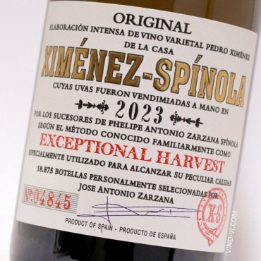 Ximénez-Spínola Exceptional Harvest 2023