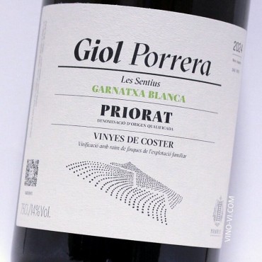 Giol Porrera Les Sentius Garnatxa Blanca 2025