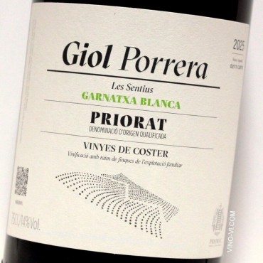 Giol Porrera Les Sentius Garnatxa Blanca 2025