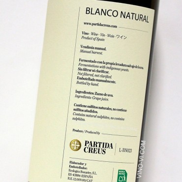 Partida Creus BN Blanco Natural 2023
