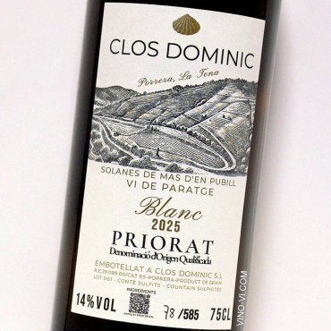 Clos Dominic Blanc 2025 - Vi de Paratge