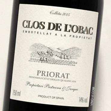 Clos de l'Obac 2015
